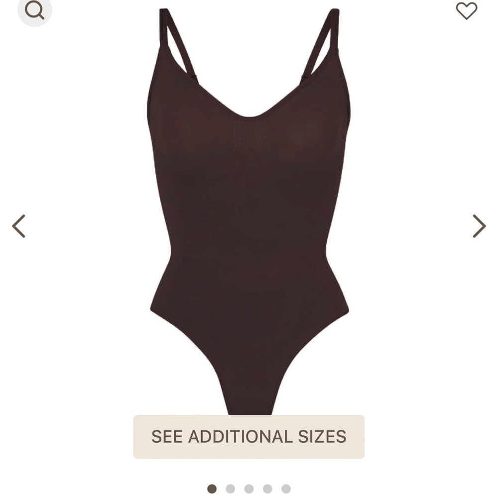 Skims seamless sculpt thong bodysuit